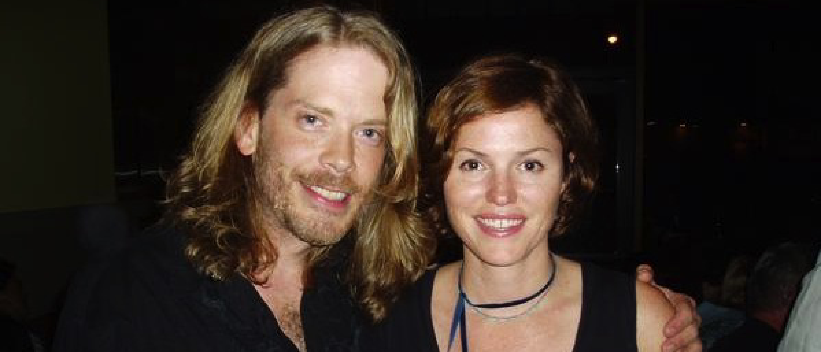 Jorja Fox and Christoph Brown