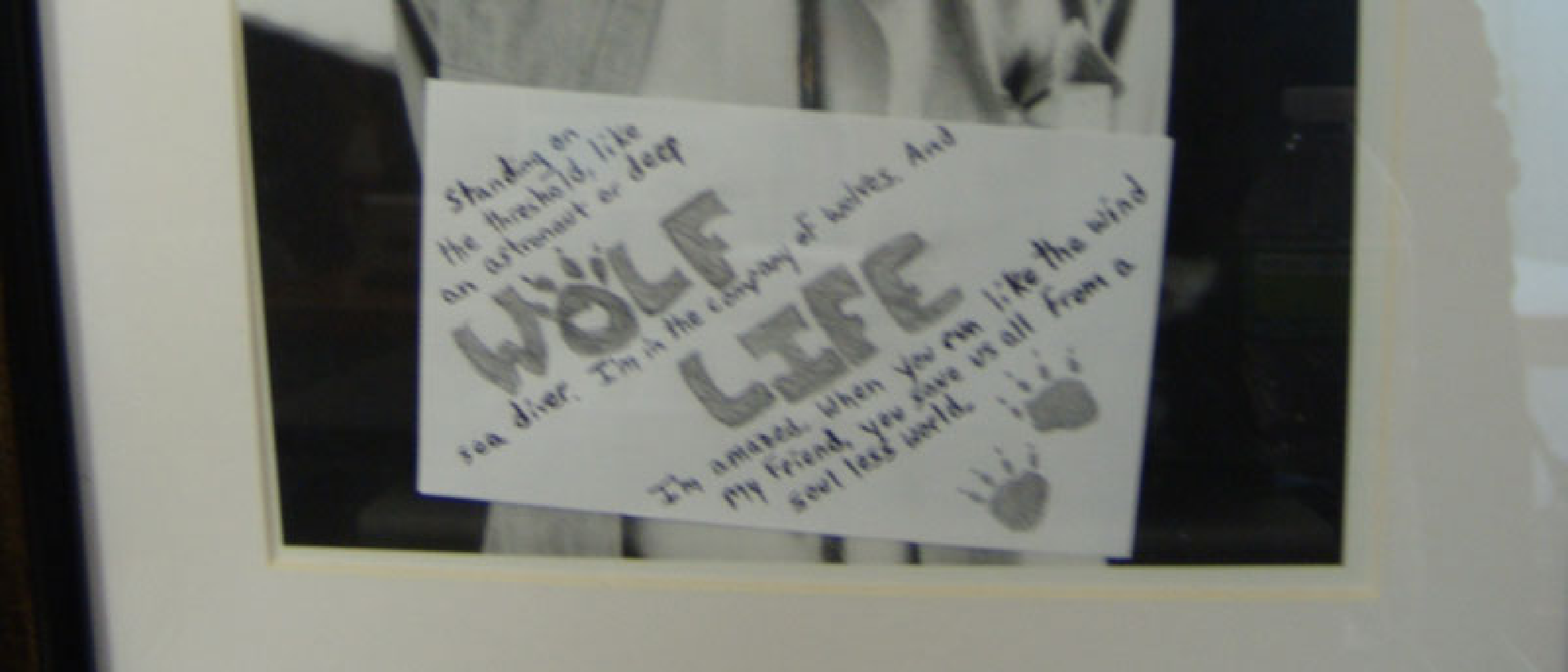 Jorja's Art (and poem) — Wolf Life