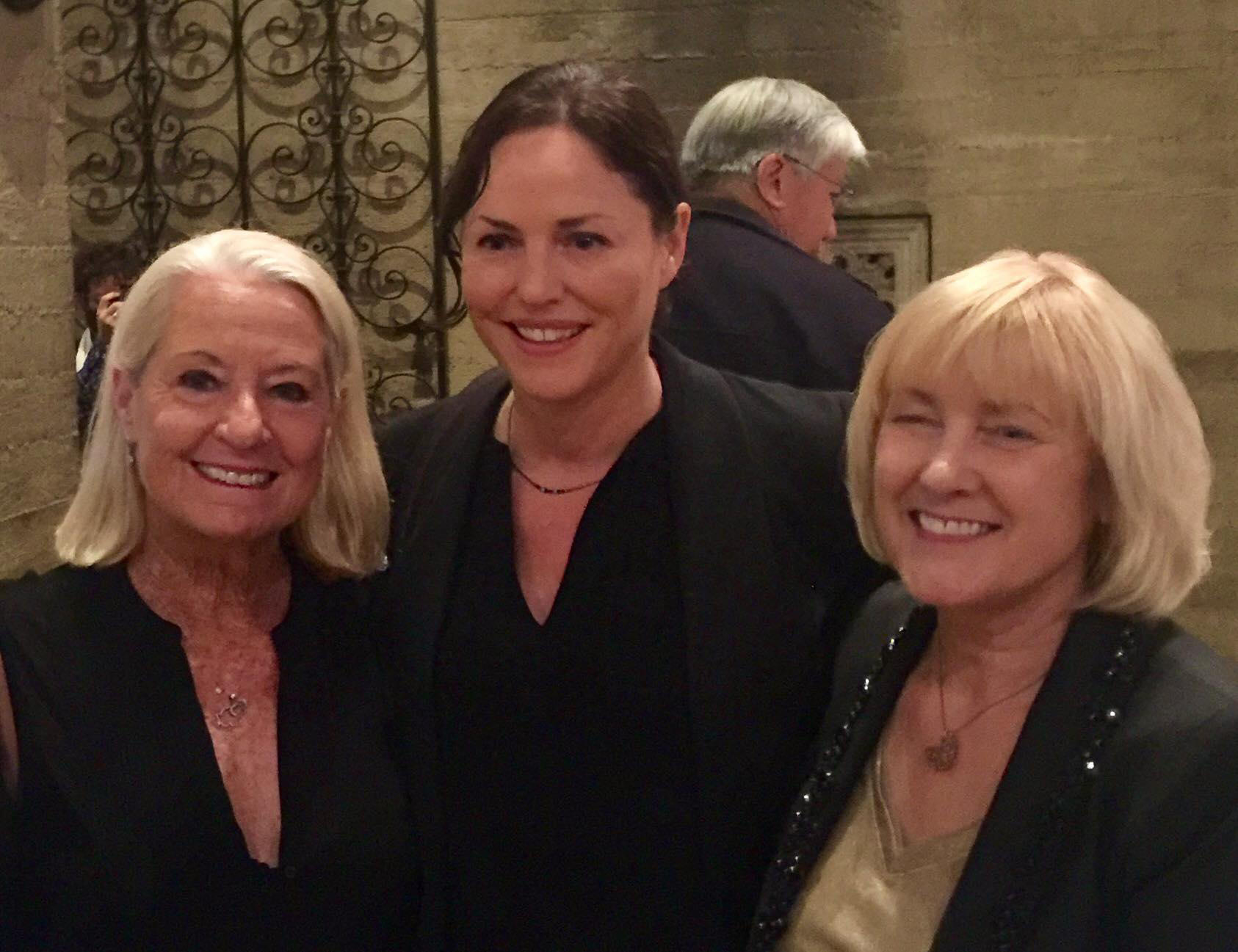 Patty Shenker, Jorja Fox and Jan Creamer